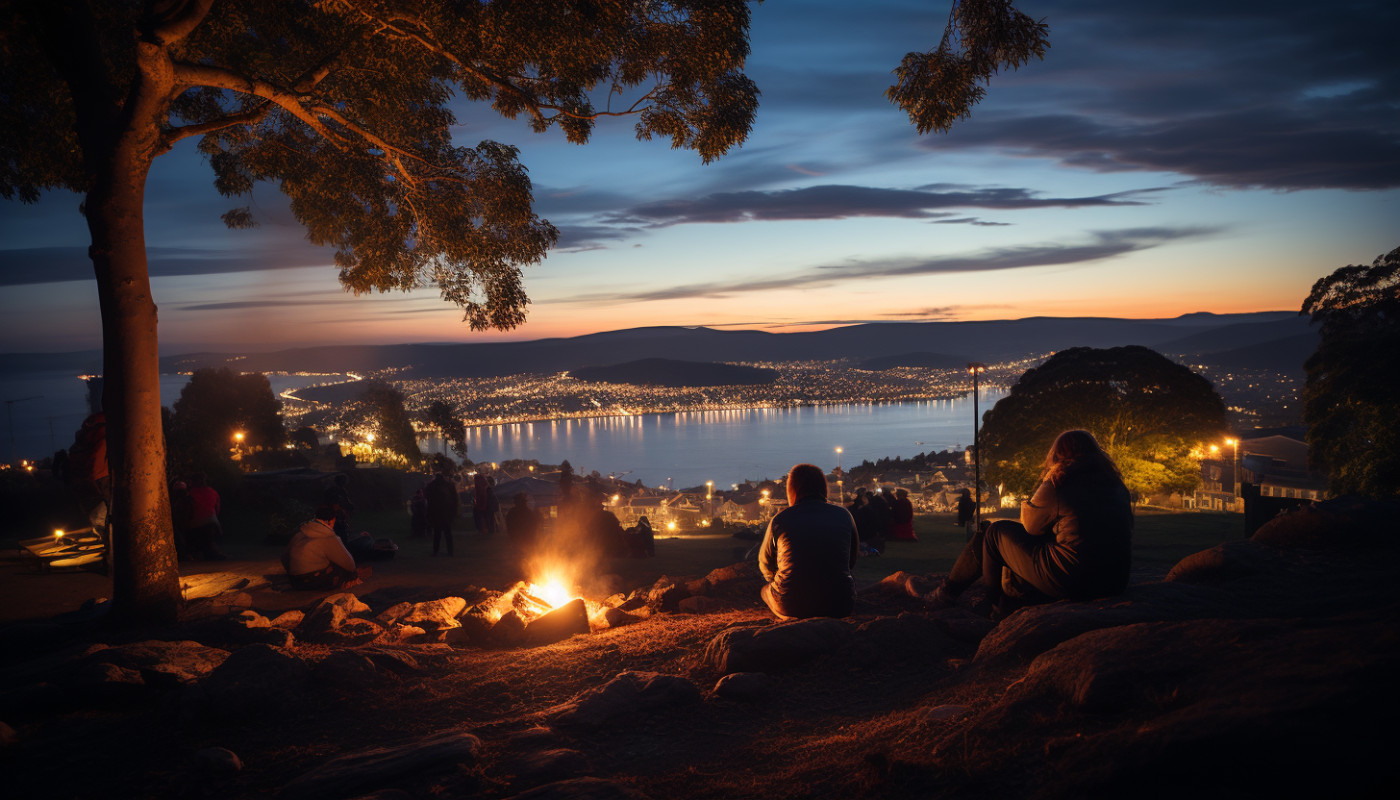 El secreto bien guardado de la vida nocturna en Tasmania